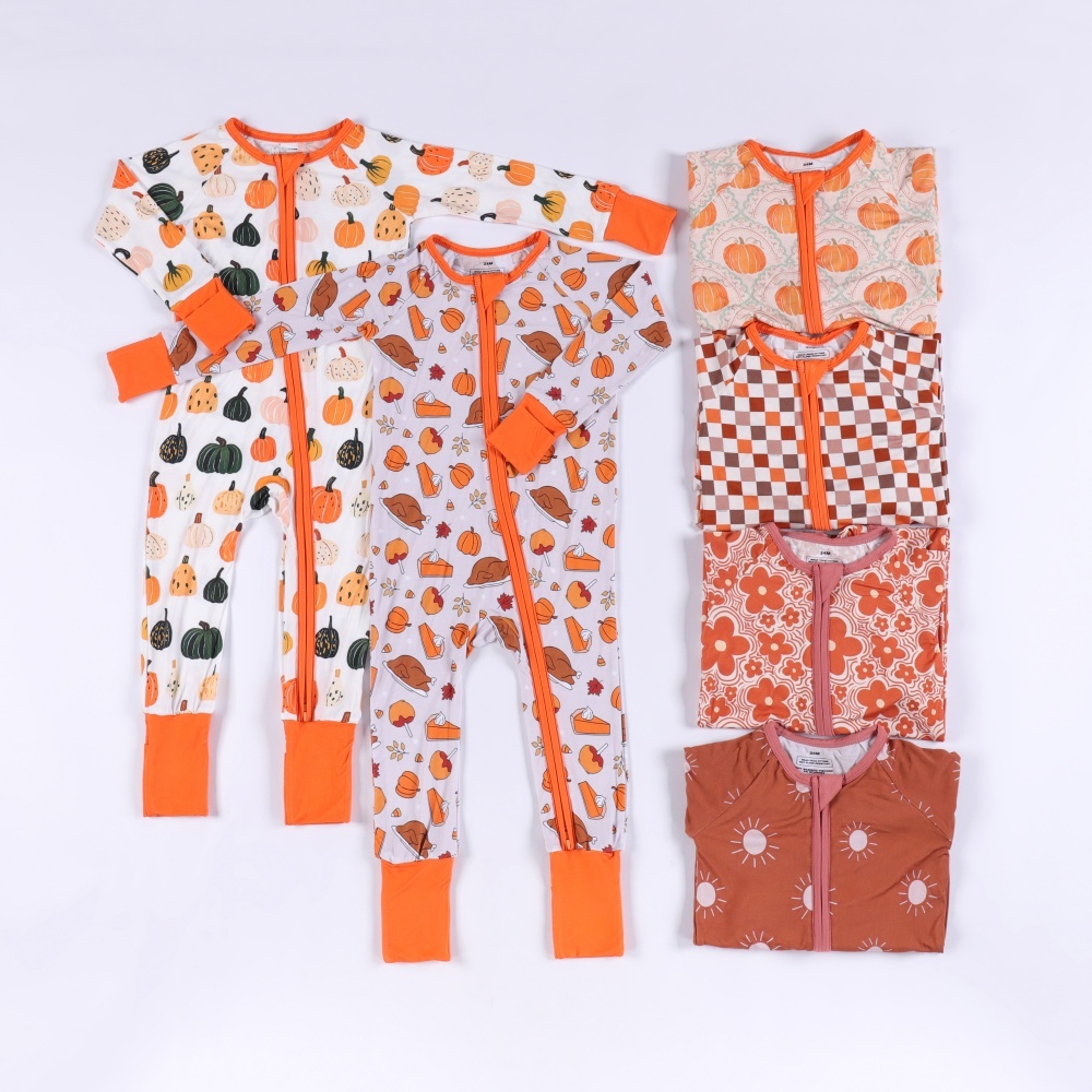 Printed baby romper sample